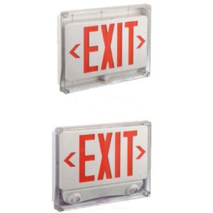 Mỹ nhiệt dẻo ABS nhà ở 5va ngọn lửa đánh giá hai đầu dẫn ánh sáng khẩn cấp combo dẫn lối ra dấu hiệu với ánh sáng khẩn cấp - Product Image 4