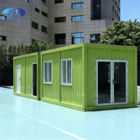 Fabricant professionnel lance une maison de conteneur d'emballage plat mobile à installation rapide préfabriquée