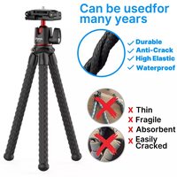 Ulanzi MT-11 Multifunctioneel Octopus Flexibel Statief Voor Telefoon Slr Dslr Go-Pro Camera Statief Met Kogelkop Koude Schoen