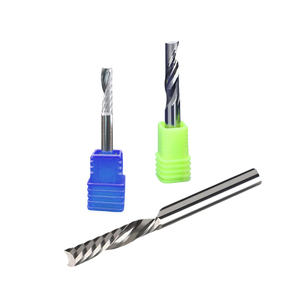 Custom 1.0-20mm Carbide <strong>End</strong> <strong>Mill</strong> Milling Cutter with Single Flute Router Bits for PVC Acrylic Aluminum CNC Tools - Product Image 1
