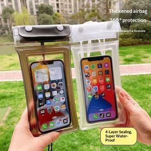 Sac de téléphone étanche robuste, housse de protection durable et étanche pour la prise de vue <span class=keywords><strong>sous</strong></span>-marine, le surf, la course à pied, l'entraînement en plein air - Product Image 2