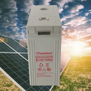 Banatton可充电存储Agm 2V 800Ah太阳能铅酸电池Baterias Solares Recargables Baterias Ciclo Profundo Shoto