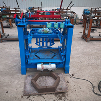 Usine prix à la main 4-35 manuel ciment creux et solide finisseur bloc brique faisant la machine