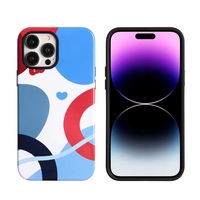 Coque de téléphone de luxe pour iPhone 14 13 Coque Sublimation Cover Imd Impression Coque pour iPhone 13 Pro