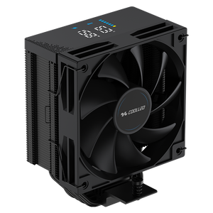 Coolleo CL-B40-DIG-BK V2 máy tính tản nhiệt 220W TDP Hydro mang 14th Gen <span class=keywords><strong>CPU</strong></span> làm mát không khí <span class=keywords><strong>CPU</strong></span> LGA115x/1200/1700/1851 <span class=keywords><strong>AMD</strong></span> AM4/5 - Product Image 1