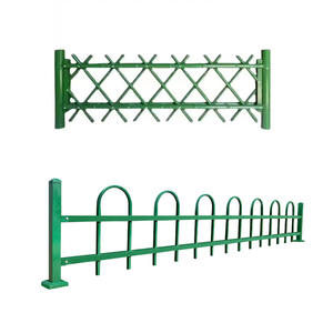 Paneles de valla de jardín de PVC, valla de seguridad de hierro forjado con accesorios para puertas de entrada y malla para uso agrícola - Product Image 6