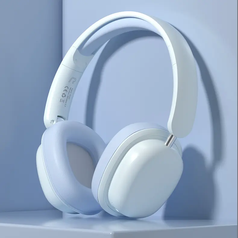 2024 nuevos auriculares inalámbricos populares con auriculares para juegos de estilo y auriculares de alta potencia
