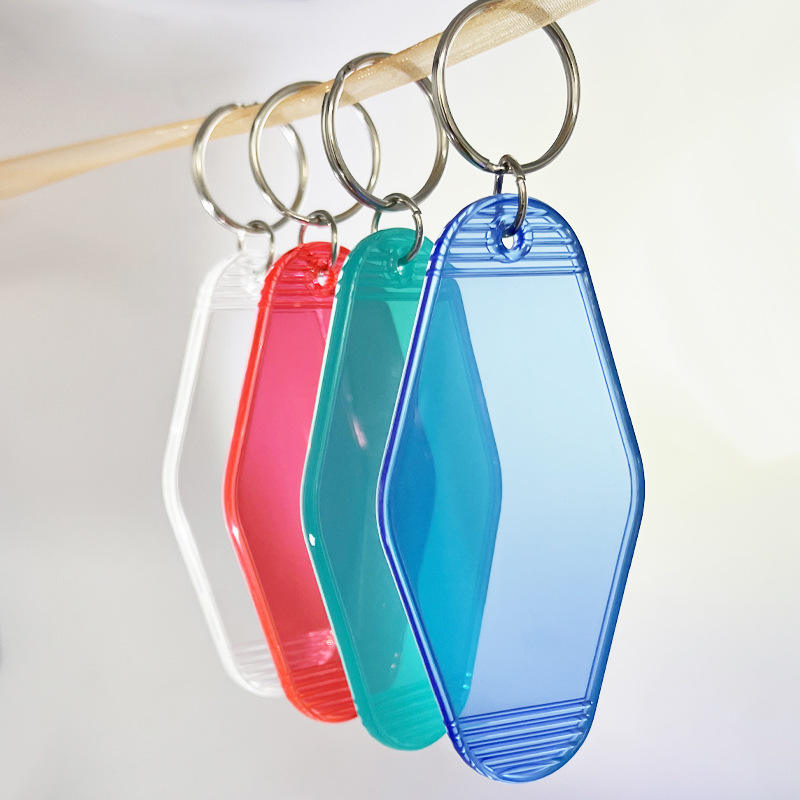 Blank DIY Custom Logo ABS Plastics Transparency Hotel Motel Movie Key ...