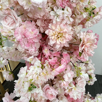 DKB Best-seller Fleurs artificielles de style moderne Fabuleuse décoration d'arche de mariage avec arrangement floral