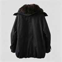 Tyan 2026 Nouvelle veste d'hiver en duvet coupe-vent et chaude pour femme, imperméable, avec fourrure de renard véritable, parka matelassée