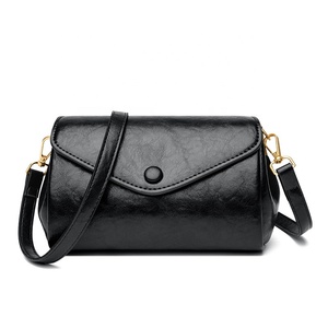 Good Quality Ladies <strong>Small</strong> <strong>White</strong> PU Leather Sling Crossbody Bag Cover Closure <strong>Handbag</strong> for Women - Product Image 2