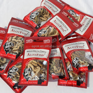 Mayorista 10 g/bolsa Gusanos reales Liofilizado Lugworm Señuelo de pesca suave Gusano de arena seco Cebo de pesca de mar - Product Image 3