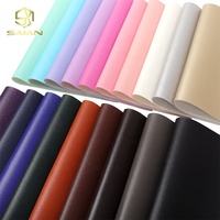 Cuir synthétique Rexine en PVC gaufré en peau de mouton de 1,0 mm, tissu en cuir artificiel doux pour la fabrication de sacs à main, de chaussures, de meubles de maison, de canapés
