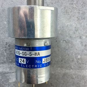 มอเตอร์ไฟฟ้ากระแสตรง Tsukasa รุ่น Tg 47g Sm 5 Ha 24v ระบบเกียร์ลดความเร็วสองระดับ อัตราทด 100 ติดตั้งแนวนอน - Product Image 2