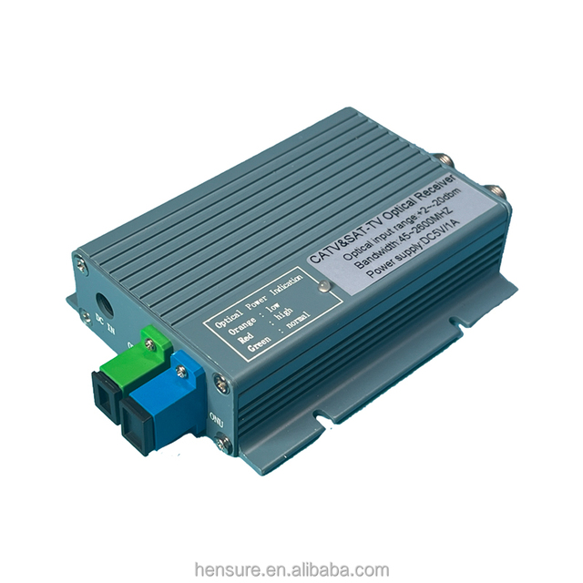 Two-Way CATV Optical Receiver 40~2600MHz With WDM Satellite Receiver for Radio & TV Broadcasting Equipment