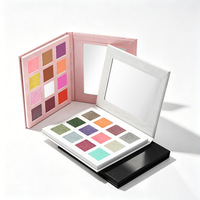 OEM ODM 12-Farben Quadratische Lidschatten-Palette Multi-Tone Matt Schimmernd für Dunkle Hauttöne Ohne Logo für Private Label Sofort Lieferbar