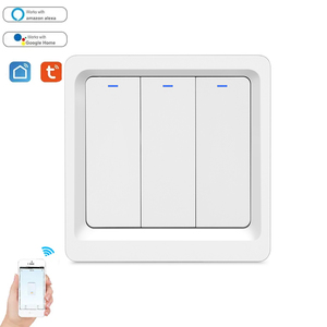 Langyeao <span class=keywords><strong>Wifi</strong></span> tường push button thông minh chuyển đổi ánh sáng cuộc sống thông minh tuya điều khiển từ xa công tắc điện với dây trung tính - Product Image 2