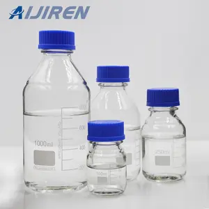 100 مللي زجاجيات مختبرية 250 مللي الكاشف زجاجة مع الأزرق GL45 غطاء برغي نظيفة شفافة العنبر بورو 3.3 زجاجة وسائل الإعلام