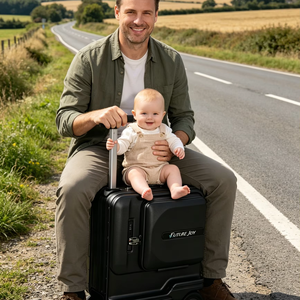 Valise Scooter Électrique 20 pouces <span class=keywords><strong>FUTURE</strong></span> JOY <span class=keywords><strong>pour</strong></span> Enfants et Parents, avec Recharge Rapide USB, Certifiée CE, Idéale comme Cadeau <span class=keywords><strong>pour</strong></span> <span class=keywords><strong>Maman</strong></span> et Papa - Direct Usine - Product Image 1
