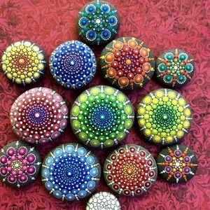 Pochoirs Mandala en plastique pour animal de compagnie, 10 pièces, bricolage, décoration, <span class=keywords><strong>dessin</strong></span>, Laser, modèle, géométrie, cadre mural, peinture, bois - Product Image 4
