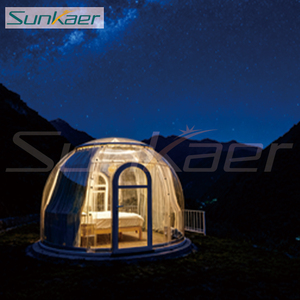 Nuevo diseño antioxidante UV/lluvia/nieve carpa de cúpula de policarbonato estructura de acero sala de burbujas para <span class=keywords><strong>restaurante</strong></span> u hotel - Product Image 6