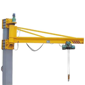 2t wall mounted jib crane with electric hoist