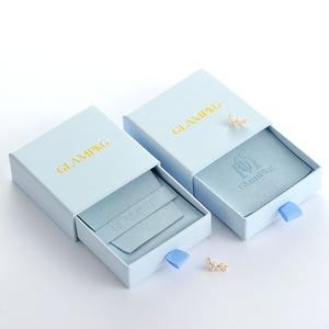 Custom Logo Wholesale Cardboard <b>Drawer</b> Paper Jewelry Packaging <b>Box</b> Gift <b>Box</b> for Necklace Display <b>Storage</b> - Product Image 3