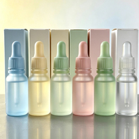 Flacon compte-gouttes en verre ambré de 10 ml (0,34 oz) avec bouchon inviolable et sécurité enfant, emballage cosmétique personnalisé pour soins de la peau, 768 pièces par boîte
