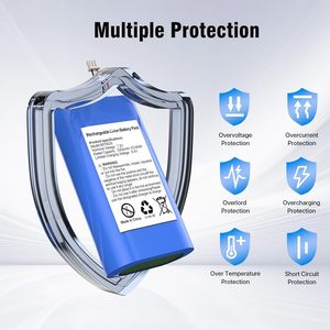 Batería de 3200mAh para Videoportero <span class=keywords><strong>Wyze</strong></span> Pro Cam Pro Duo WYZEDB2-BATT, Recargable de 7.4V Li-ion OEM - Product Image 3