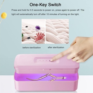 Nail <b>Tool</b> Sterilizer Portable USB Charge Sterilization <b>Box</b> for Manicure Salon,Tweezers,Tattoo,Scissors,Jewelry - Product Image 4