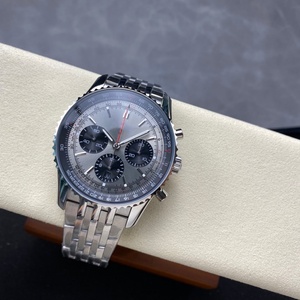 Montre chronographe multifonctionnelle de luxe pour homme, cristal saphir, bracelet en acier inoxydable, style business décontracté - Product Image 5