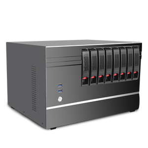 8 Bay Trao Đổi Nóng <span class=keywords><strong>Nas</strong></span> Trường Hợp Máy Chủ Cho Lưu Trữ Mạng Micro ATX <span class=keywords><strong>Nas</strong></span> Máy Chủ Khung Gầm Với 3.5 "<span class=keywords><strong>HDD</strong></span> - Product Image 1