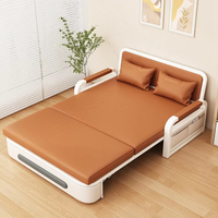 Canapé-lit pliable et rétractable compact, lit simple multifonctionnel pour petit balcon, meubles de salon