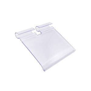 Kệ trưng bày siêu thị nhựa treo thẻ giá Dải đôi móc-kho bãi & Nguồn cung cấp siêu thị - Product Image 4