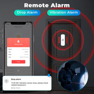 Sensor Getaran Pintar WIFI Tuya 2024 untuk Pintu Jendela, <span class=keywords><strong>Alarm</strong></span> Deteksi Pencuri - Product Image 3