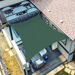 Voile d'ombrage grand format 2,5x3m en HDPE vert <span class=keywords><strong>pour</strong></span> extérieur, <span class=keywords><strong>balcon</strong></span>, jardin, patio, abri de voiture, vente en gros - Product Image 4