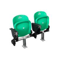 Stunity – siège de stade pliable en plastique HDPE yankee auto tip-up fixe protégé contre les UV