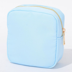 S M L XL กระเป๋าเครื่องสำอางผ้าไนล่อนสีฟ้านํ้าแข็ง,กระเป๋าจัดระเบียบแบบพกพาสำหรับผู้หญิง4แพ็กกระเป๋าไนลอนกระเป๋าเดินทาง - Product Image 5