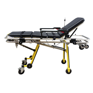 Camilla de Emergencia de Aleación de Aluminio Multiposición de China para Servicios de <span class=keywords><strong>Emergencias</strong></span> Médicas y Hospitales, Camilla de Emergencia Ajustable en Altura - Product Image 1