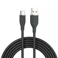Kabel Data Pengisi Daya Dinding Warna Logo Kustom 1M 2M 3M USB Tipe C Kabel Pengisi Daya Cepat