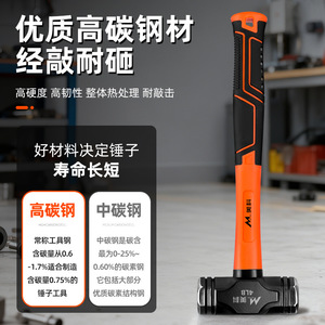 ค้อนแปดเหลี่ยมเมย์เก้เหล็กคาร์บอนสูงกันกระแทกสำหรับตกแต่งบ้าน - Product Image 2