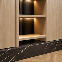 Meuble à chaussures moderne de luxe pour entrée, style italien minimaliste, rangement intégré, organisateur modulaire pour buanderie avec éclairage LED, personnalisable