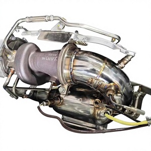 Système d'échappement sport haute performance en acier inoxydable poli miroir pour catalyseur et downpipe pour Mercedes Benz CLE300 <span class=keywords><strong>4Matic</strong></span> - Product Image 3