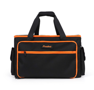 Sac à outils Tinyat, sac à dos d'électricien durable avec plusieurs poches, outils à main, sac à outils lourds, imperméable, noir - Product Image 1