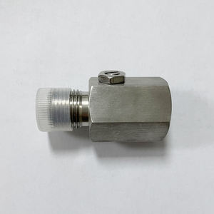 304 स्टेनलेस स्टील दबाव गेज स्नूबर 1/4 "जी थ्रेड, हाइड्रोलिक तेल पानी प्रणाली संरक्षण - Product Image 5