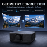 Projecteur laser professionnel 10 000 lumens bicolore avec correction géométrique et fusion des bords