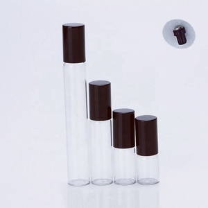 Nuevo Diseño de Botellas Redondas de 3ml, 5ml y 10ml para Perfumes y Aceites Esenciales, Botellas Roll-on de 1ml y 2ml con Bola Rodante de Acero Inoxidable - Product Image 3