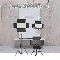 Équipement photographique LED 600, panneau lumineux LED 40W pour photographie, beauté des cils, selfie, streaming en direct
