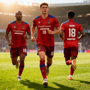 Maglie da Calcio Personalizzate Sublimate Ultimate, Tessuto ad Asciugatura Rapida, Stampa Professionale sul Petto, Numero di Squadra, Stile Retrò per Squadre di Calcio - Product Image 3