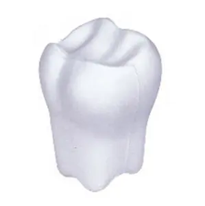 치과 의사 인기 PU 치아 스트레스 볼 사용자 정의 로고 치아 모양 긴장 구조
